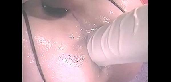  Close up Anal with Anal machine on fast speed.